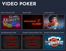 Available Roaring 21 poker games